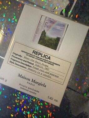 Maison Martin Margiela Replica Candle - White with Rainbow Accent